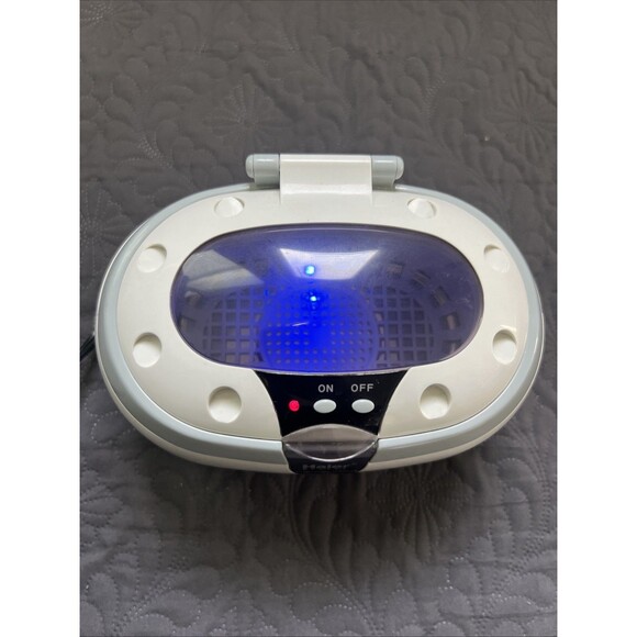 Haier Ultrasonic Jewelry, Eyeglass, Utensil, Metal ETC Cleaner White Gray Works - Picture 2 of 10